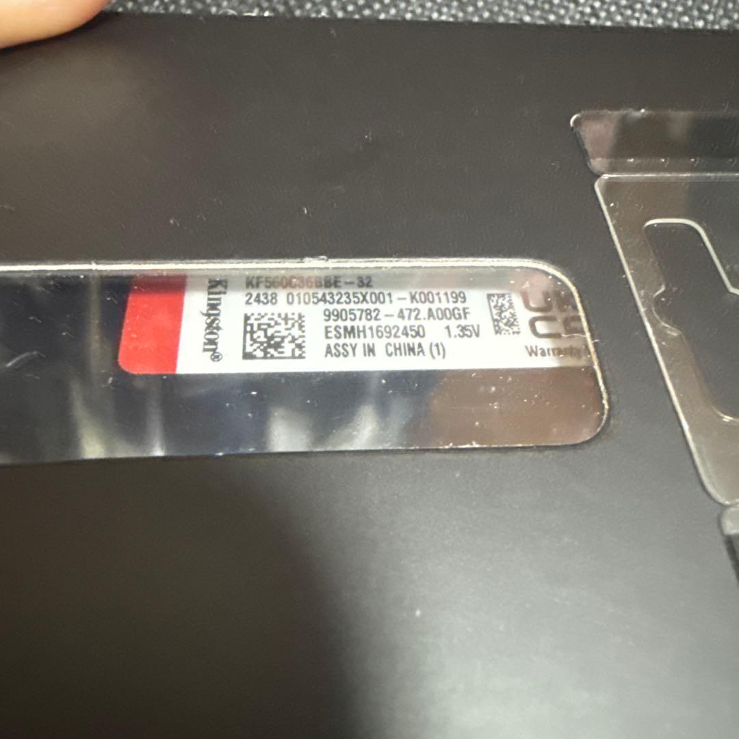 Kingston FURY BEAST DDR5 メモリー32 GB