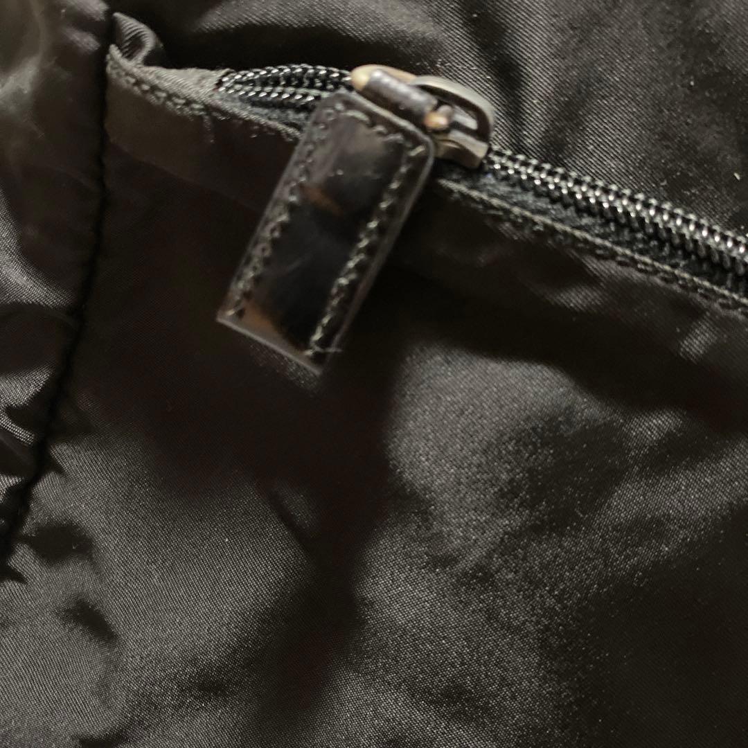 ✨美品✨PRADA トートバッグ ハンド ナイロン ロゴ 三角プレート 黒
