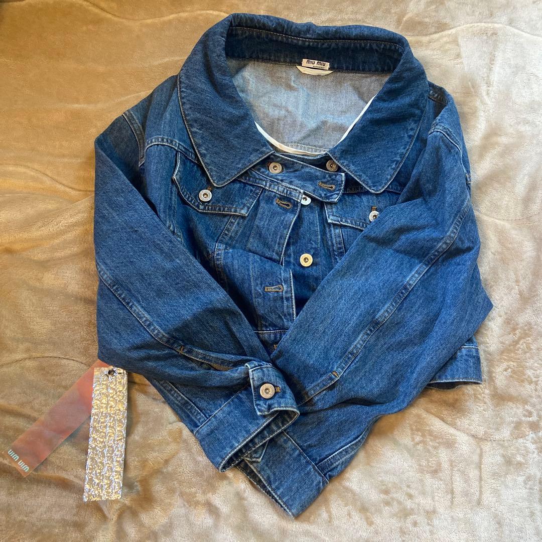 【新品未使用】　定価144,720円 miumiu 国内正規品 デニムジャケット