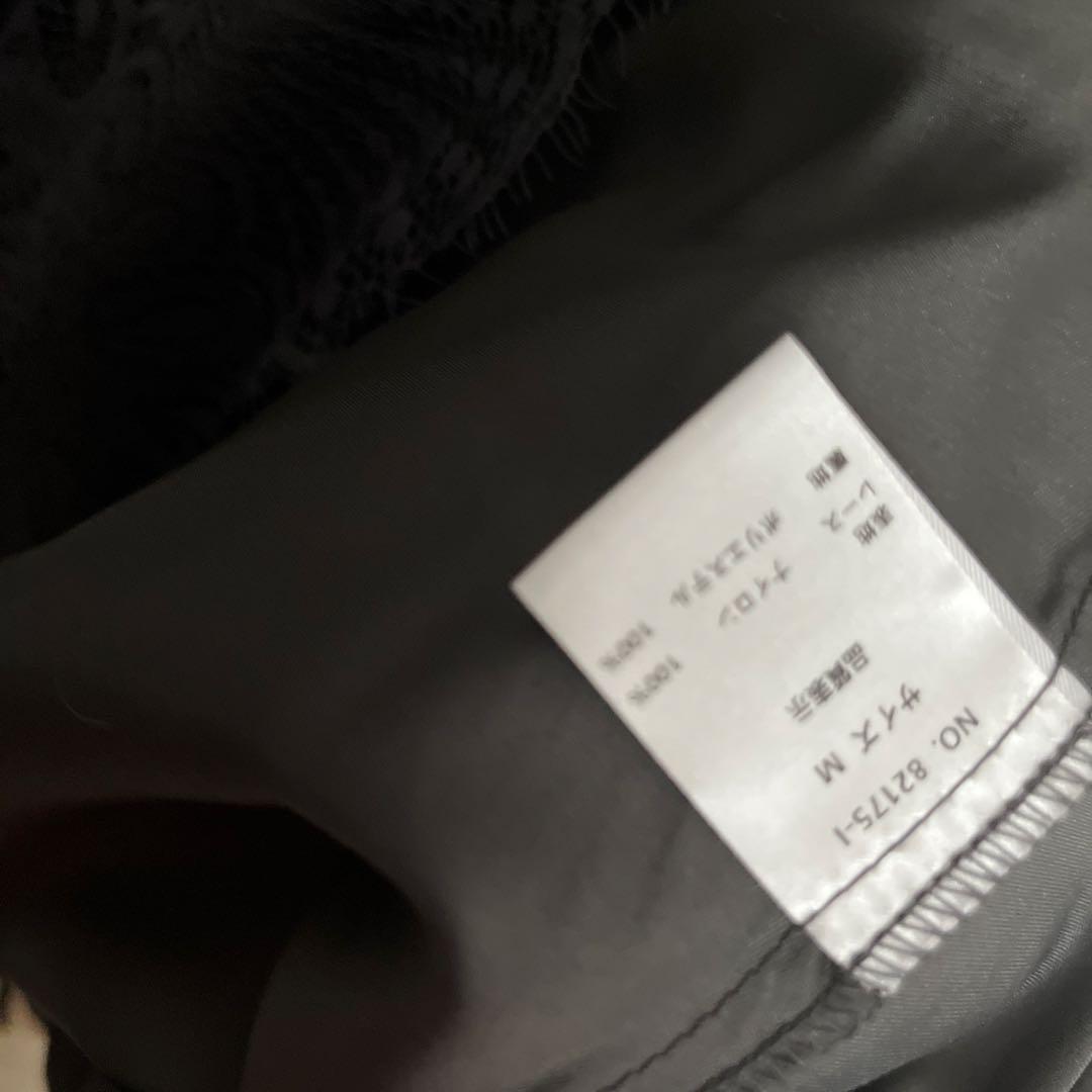 【DorryDoll】美品 パネル柄総レースドレス ダークカーキ M