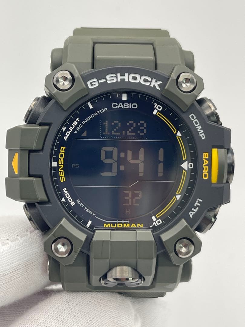 極美品 カシオ GW-9500-3JF カーキ マッドマン G-SHOCK