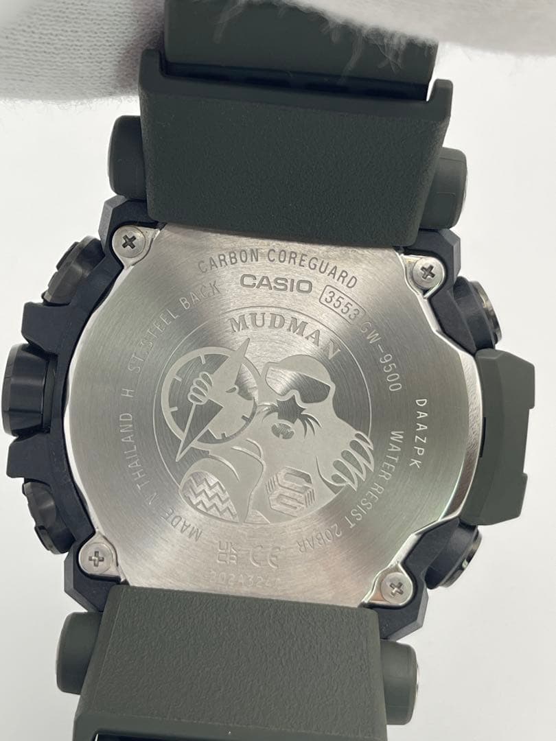 極美品 カシオ GW-9500-3JF カーキ マッドマン G-SHOCK