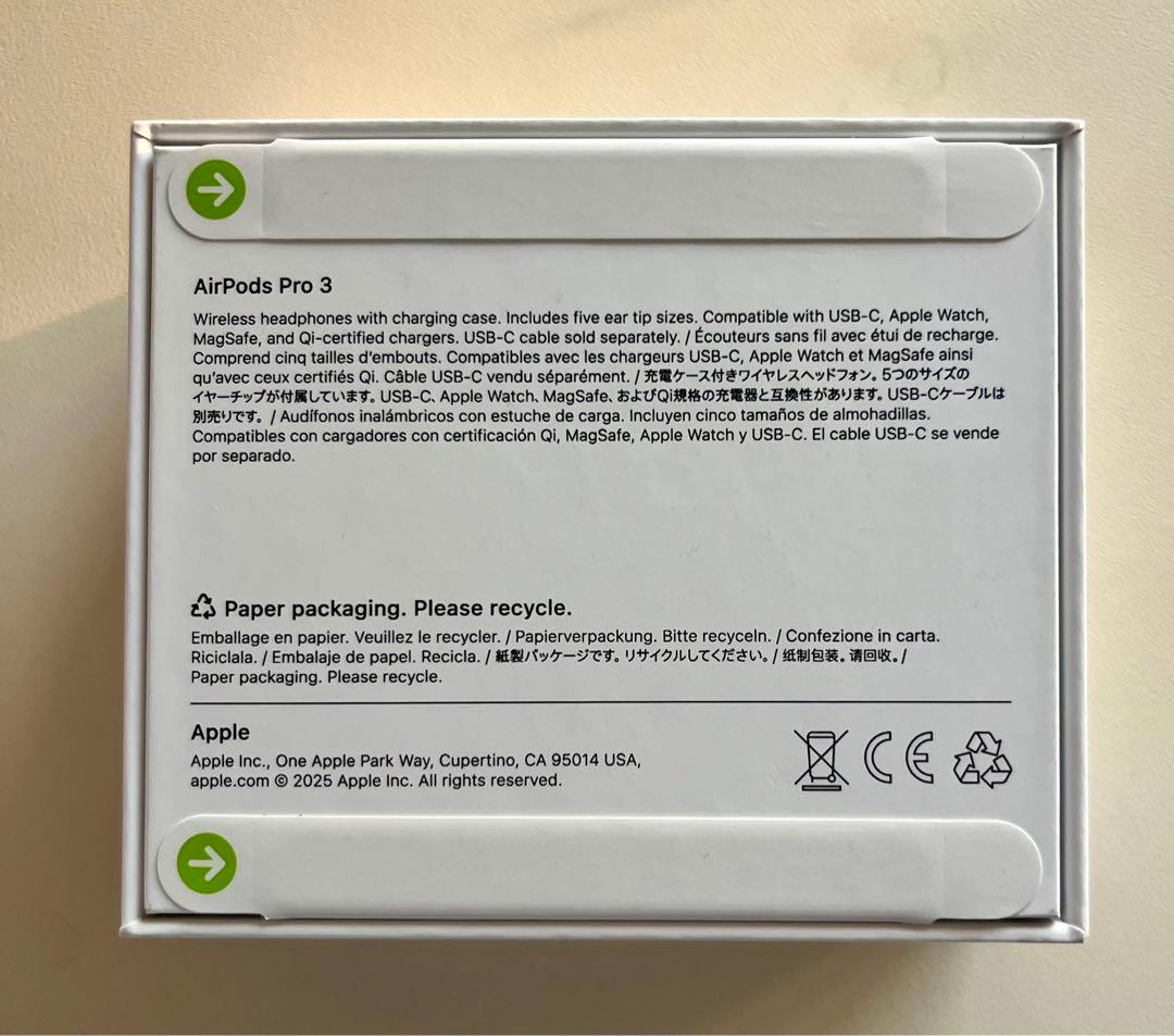 Apple AirPods Pro 3 新品未使用