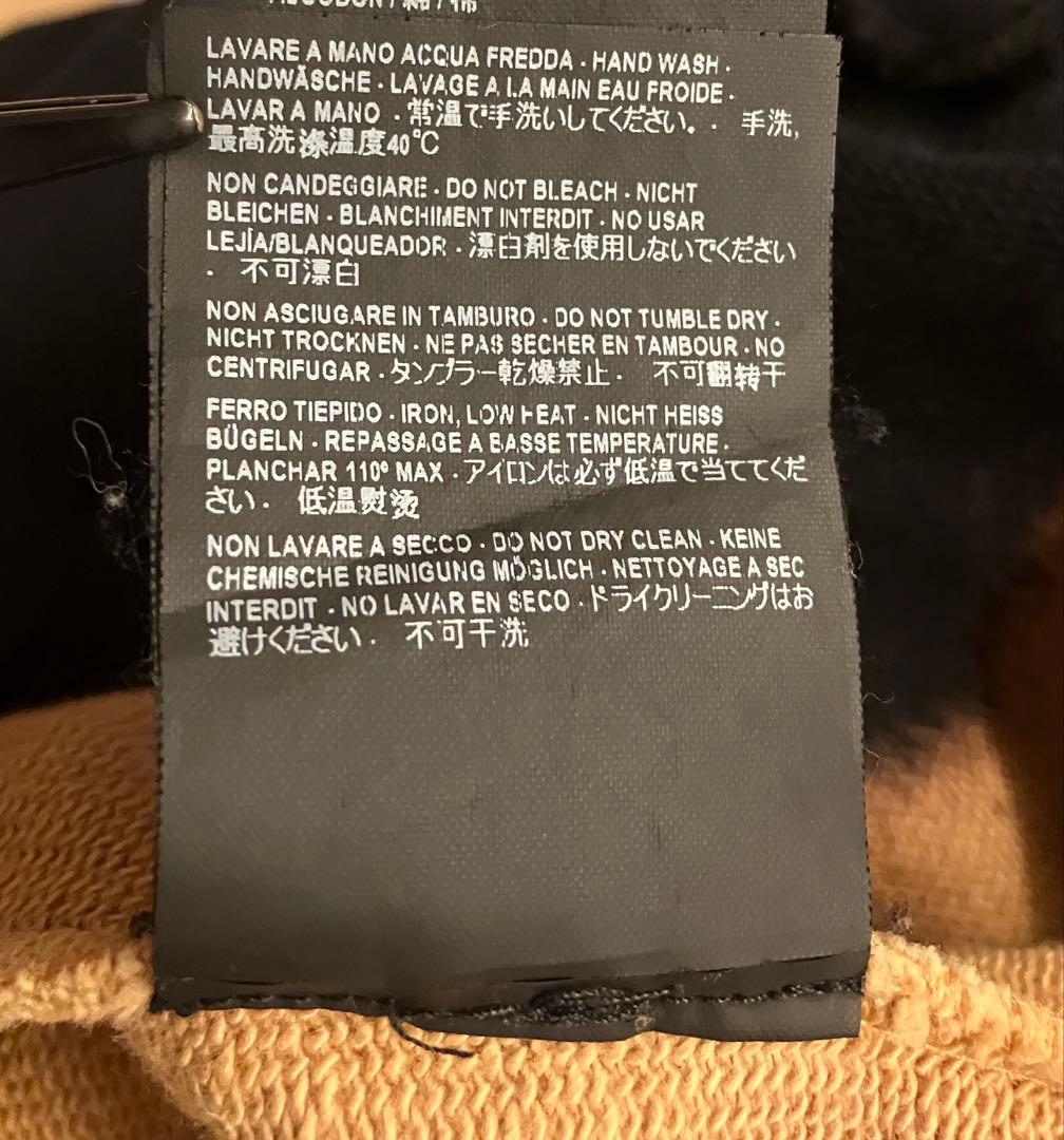 お*と様 美品　BALENCIAGA HOMMEブリーチスウェット