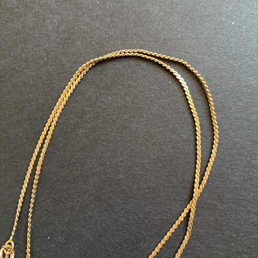 Dior エメラルドカット ネックレス ※石取れ有り