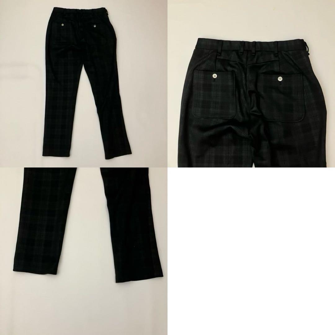 ✨美品　洗える　L✨CURLY セットアップ　ジャージ　チェック柄　ストレッチ