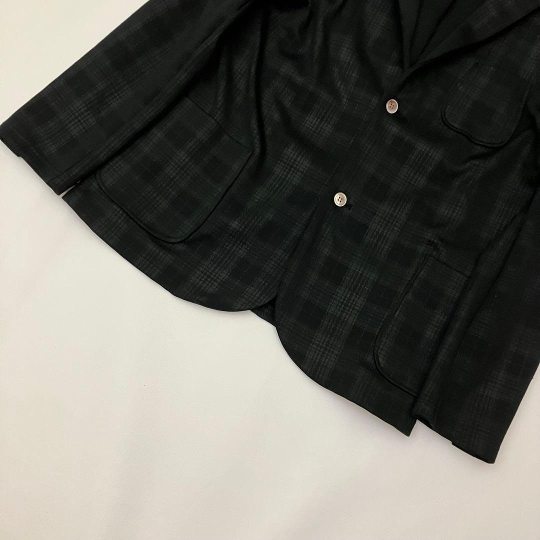 ✨美品　洗える　L✨CURLY セットアップ　ジャージ　チェック柄　ストレッチ