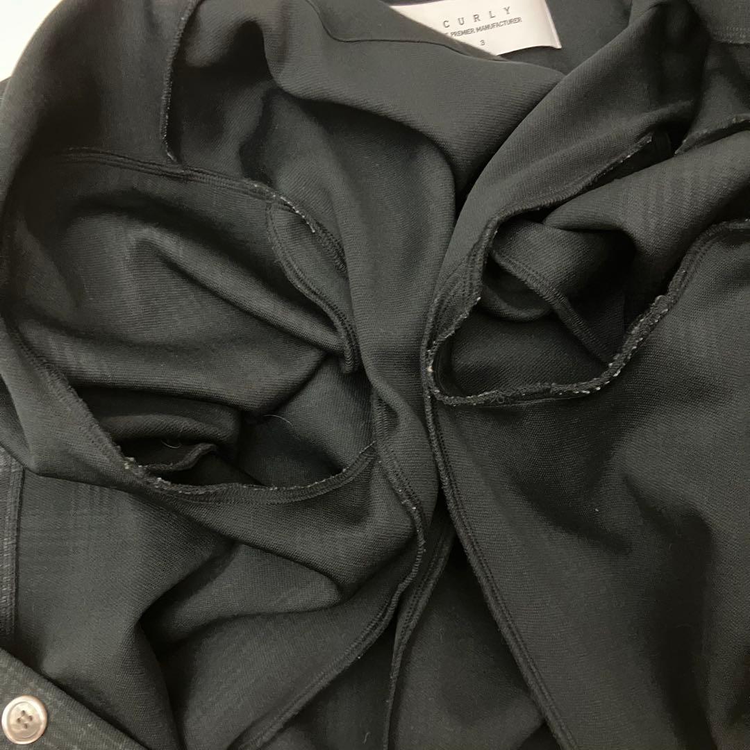 ✨美品　洗える　L✨CURLY セットアップ　ジャージ　チェック柄　ストレッチ