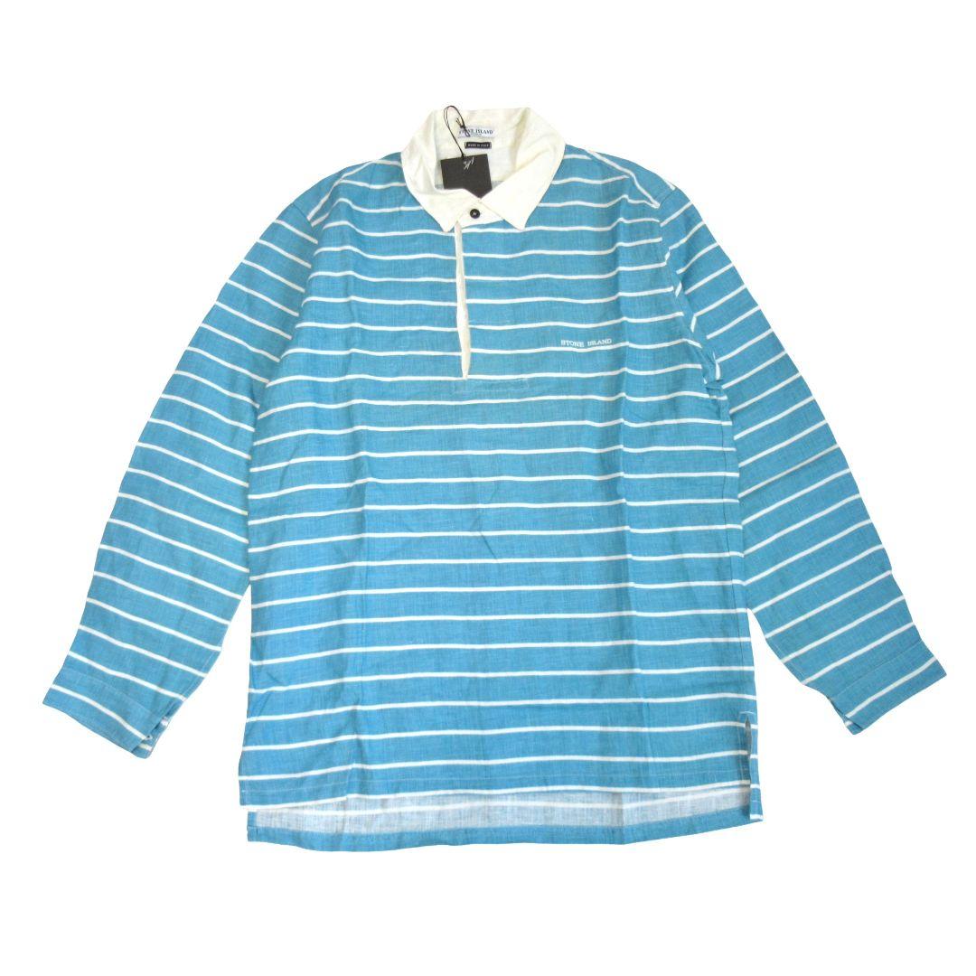 028【未使用】STONE  ストーン アイランド ポロシャツ 長袖