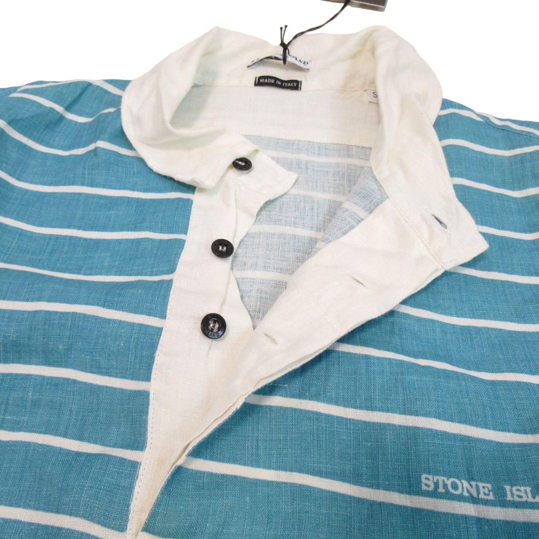 028【未使用】STONE  ストーン アイランド ポロシャツ 長袖