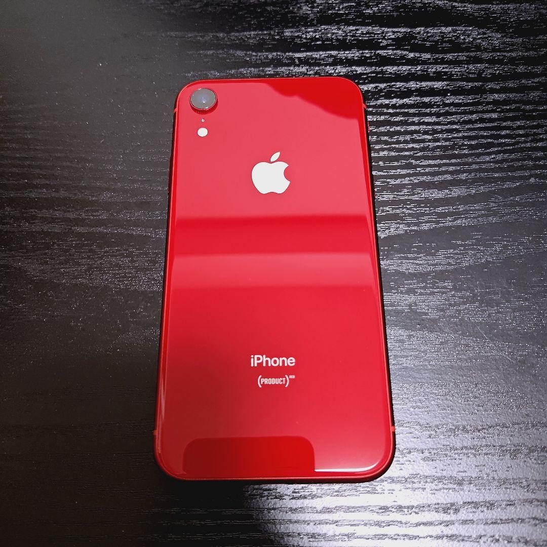 【未使用品 バッテリー98%】iPhone XR 64GB RED CIMフリー