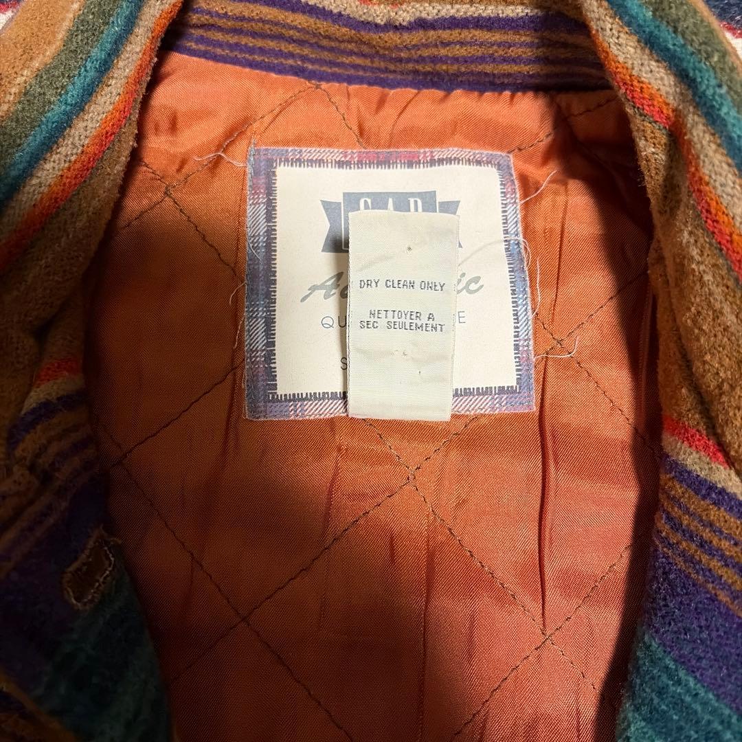 90s OLD GAP 名作ネイティブ柄 ラグジャケット