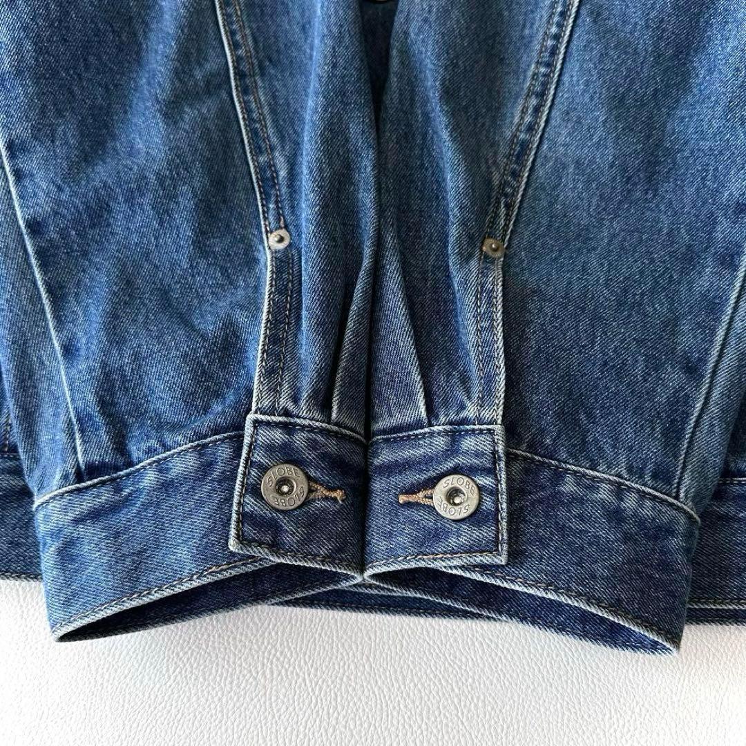 極美品 スローブイエナ ノーカラーGジャン 秋物 デニムジャケット 羽織り