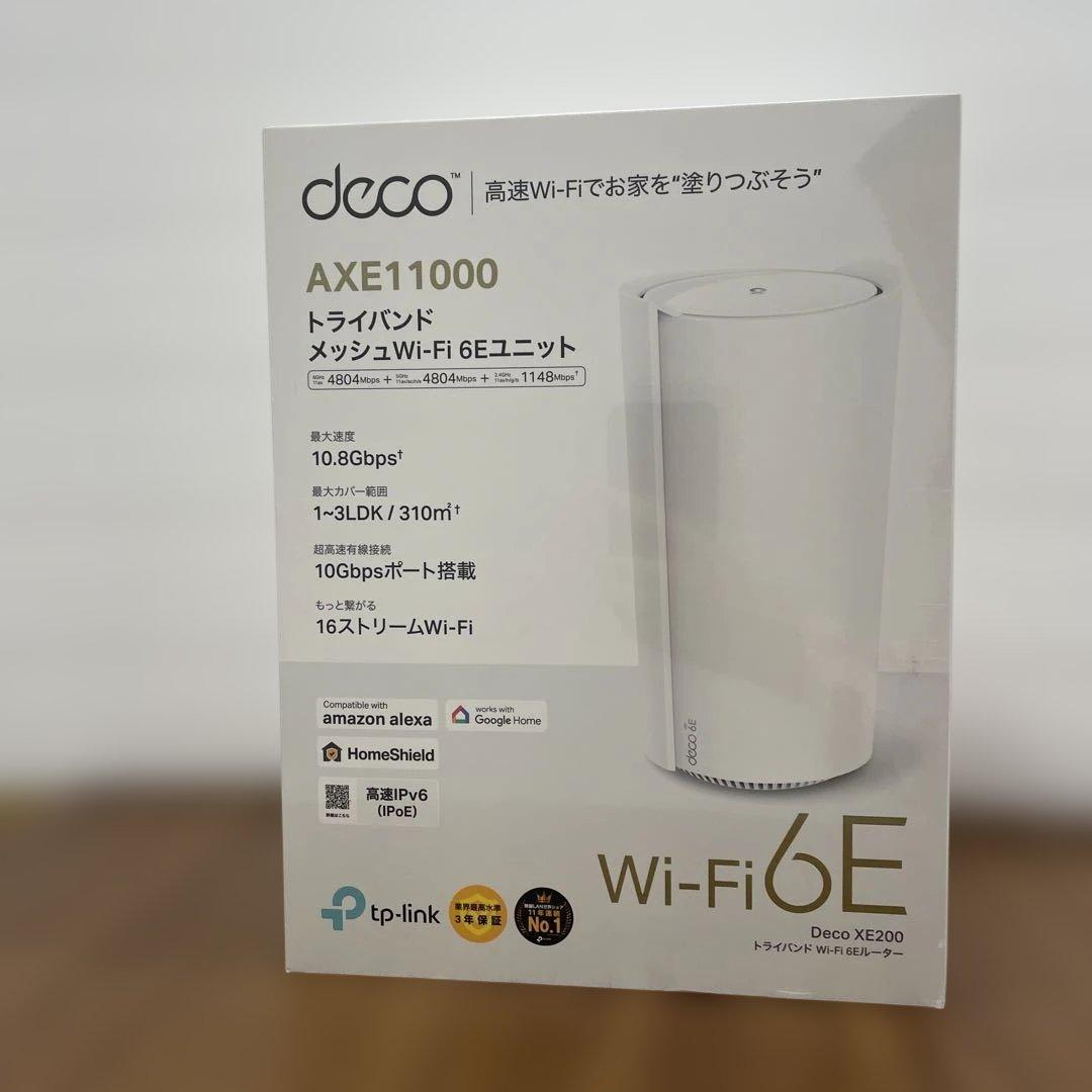 ルーター・ネットワーク機器 10360 TP-Link WiFi 6E AXE11000 DecoXE200