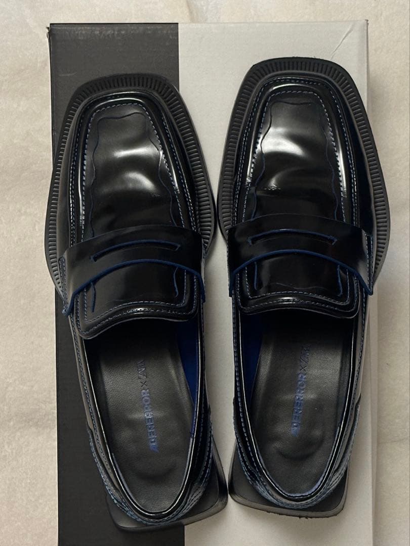 ADERERROR × ZARA レザーローファー　　　 momentum