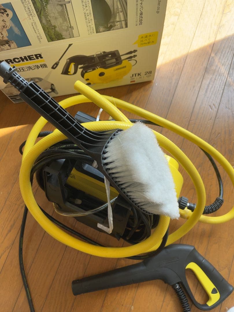 良品　ケルヒャー　家庭用高圧洗浄機　JTK28　掃除　窓　車　自転車　お風呂