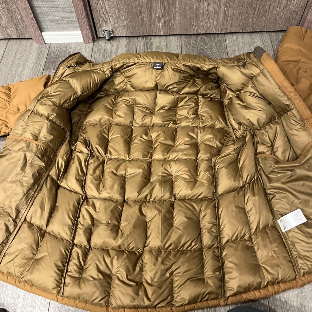 新品】希少モンベル　ネージュダウン パーカ Men's ブラウン　Mサイズ