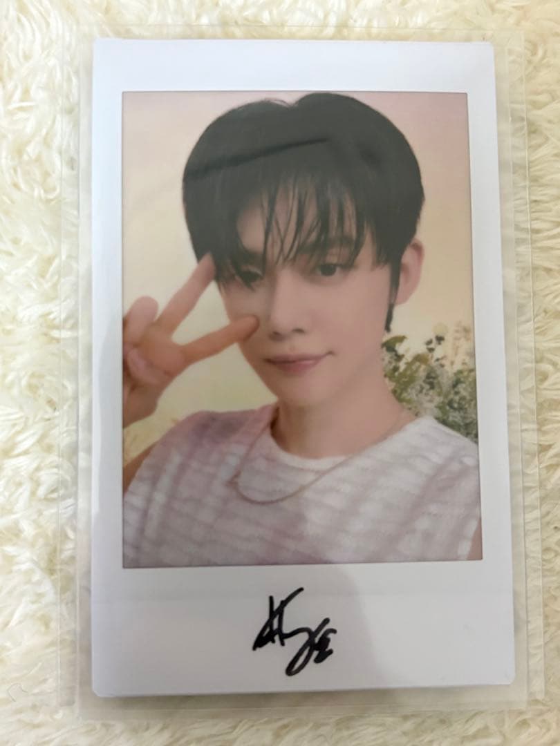 ヨンジュン　直筆サイン　チェキ　トレカ