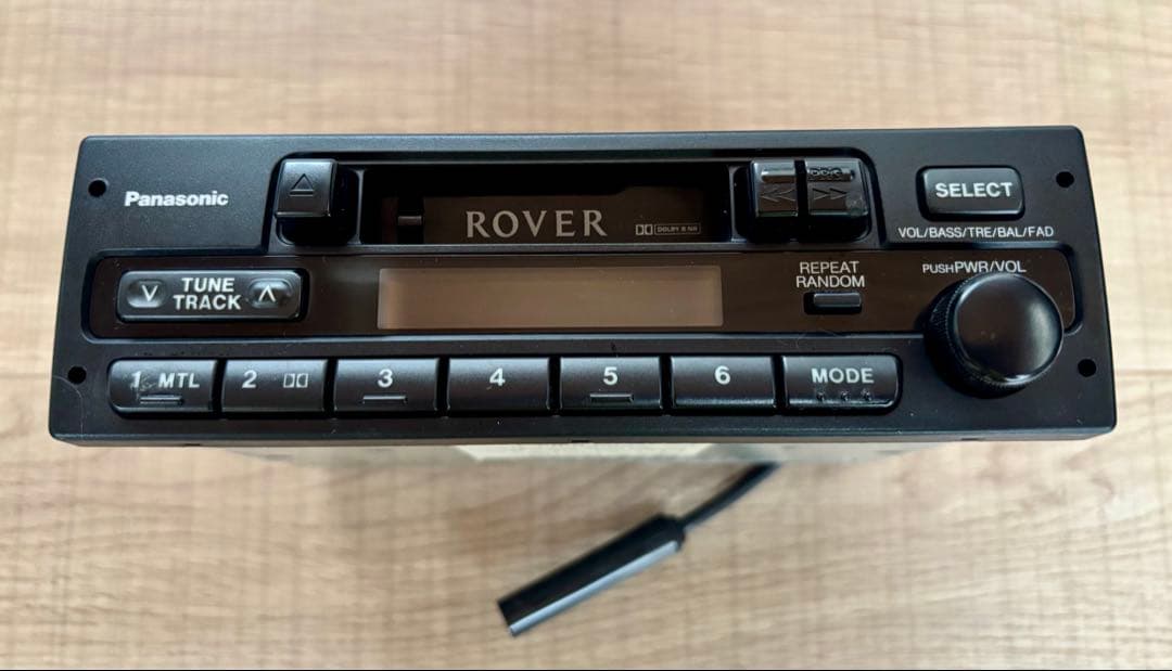 ローバーミニ 純正カーオーディオ　Panasonic デッキ＋スピーカー