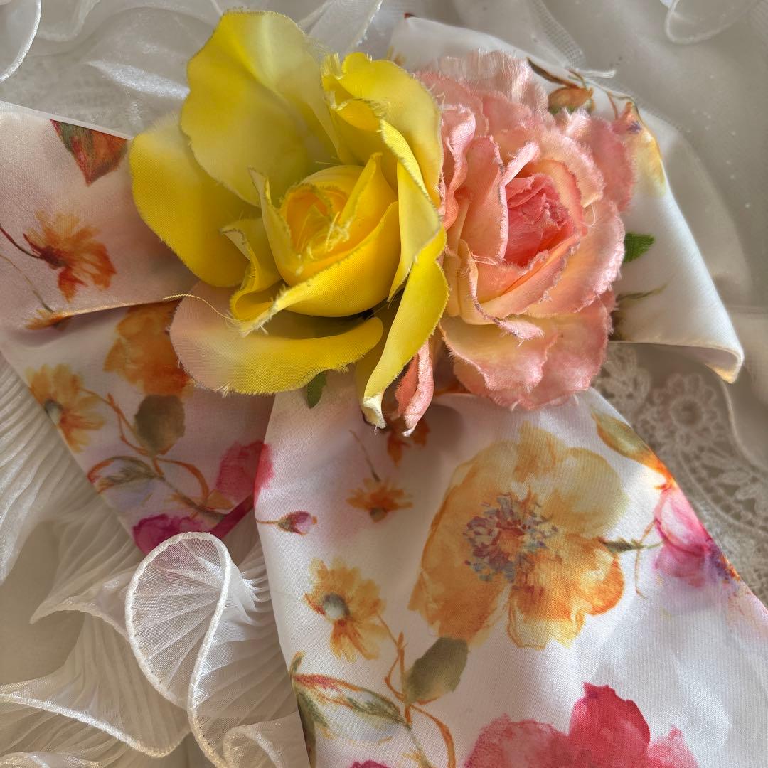 七歳　Ramoセレモニードレス　ホワイト