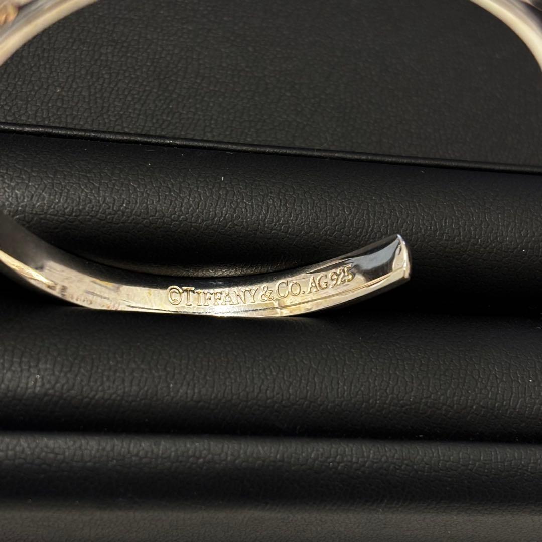 ティファニー ナロー バングル カフ シルバー 925