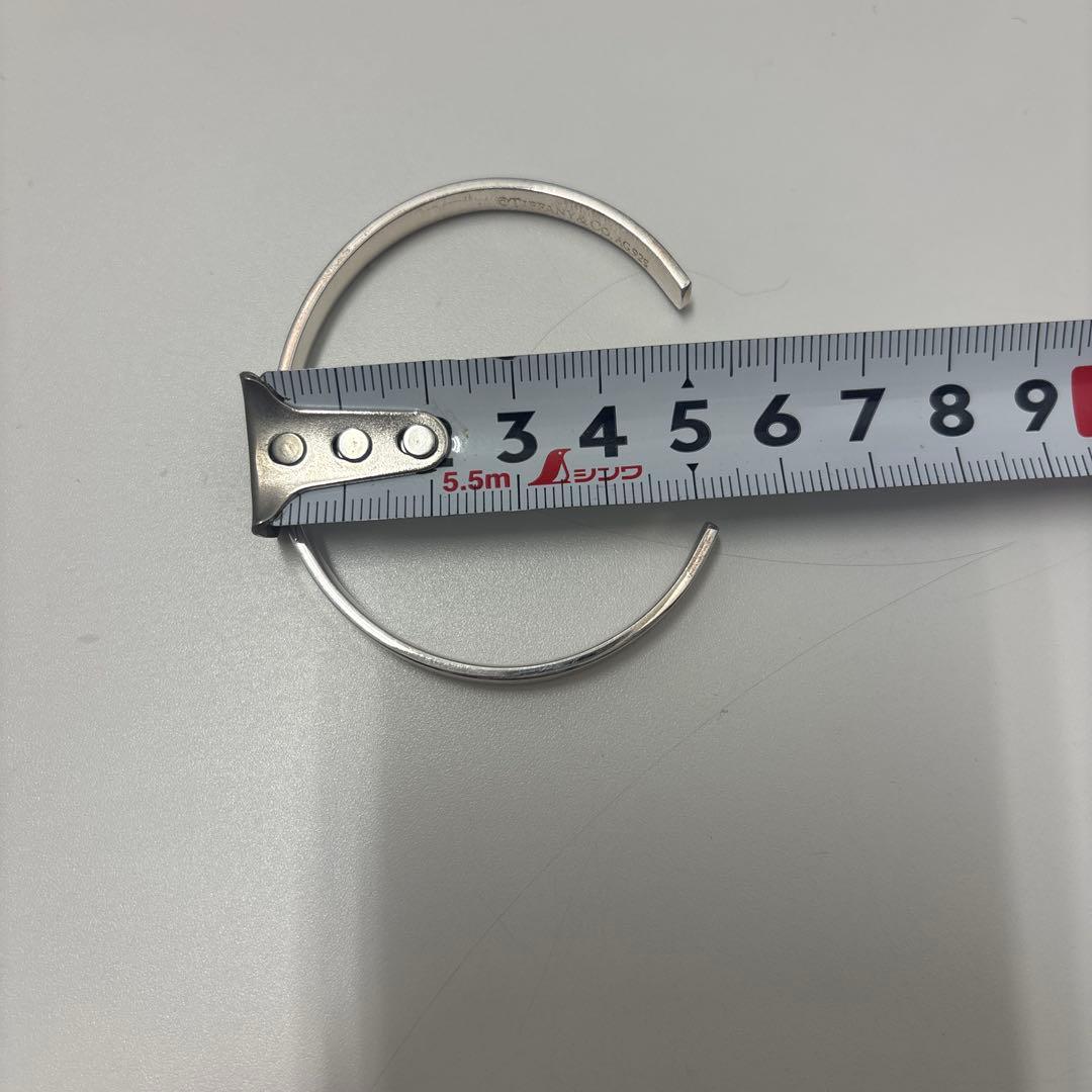 ティファニー ナロー バングル カフ シルバー 925