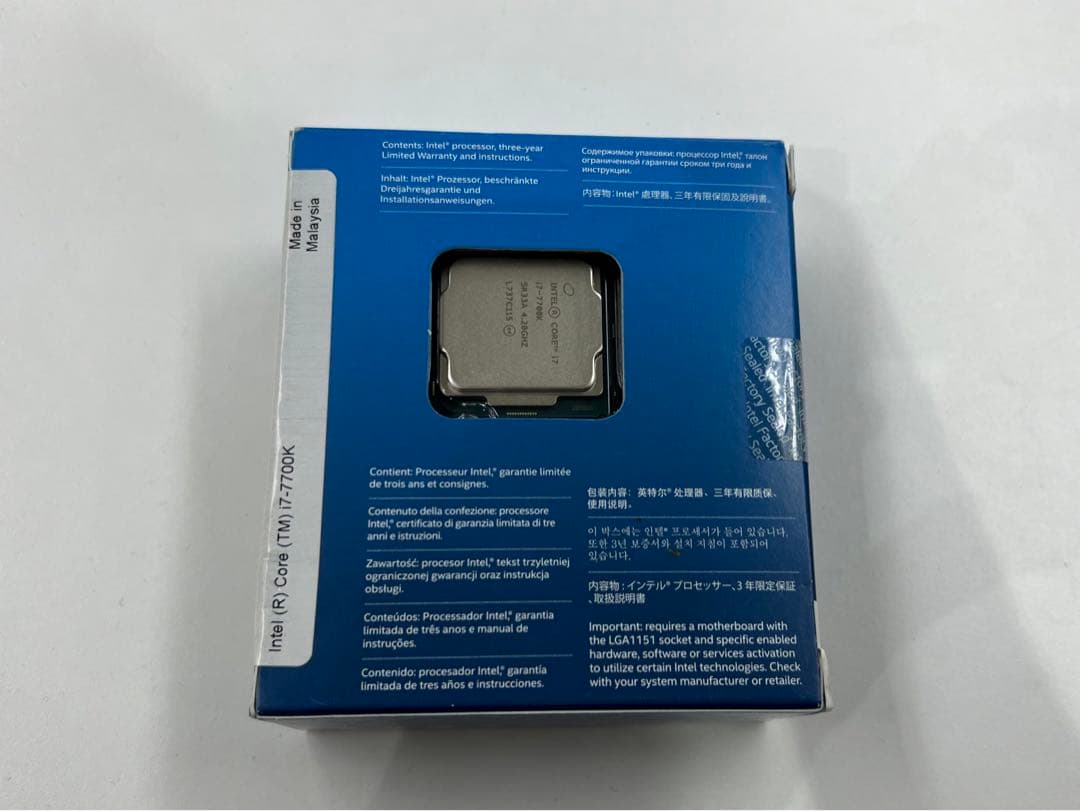 【未開封】Intel Core i7-7700K 4.2GHz