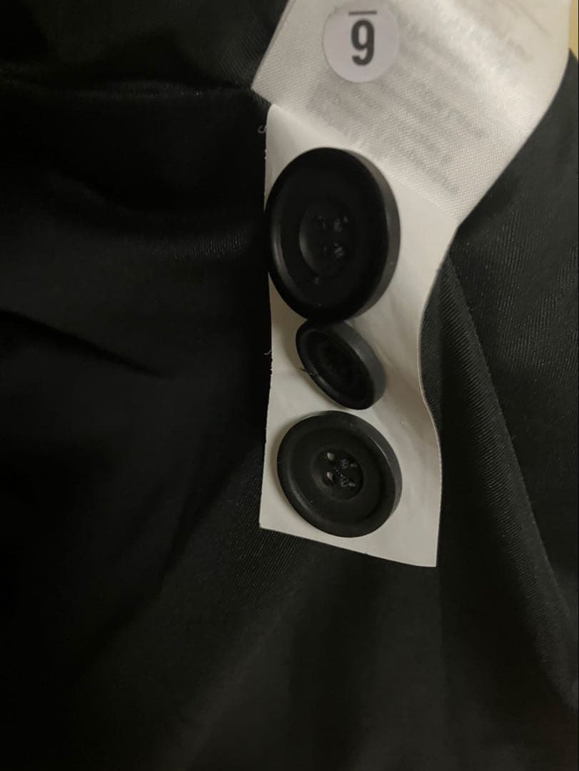 COS ブラック ダブルブレスト テーラードジャケット 36R