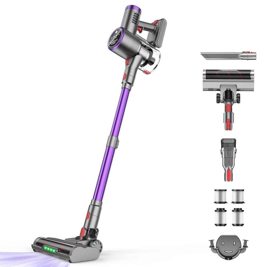 【新品】コードレス掃除機 86KPa超強吸引 自立式・最大60分稼働