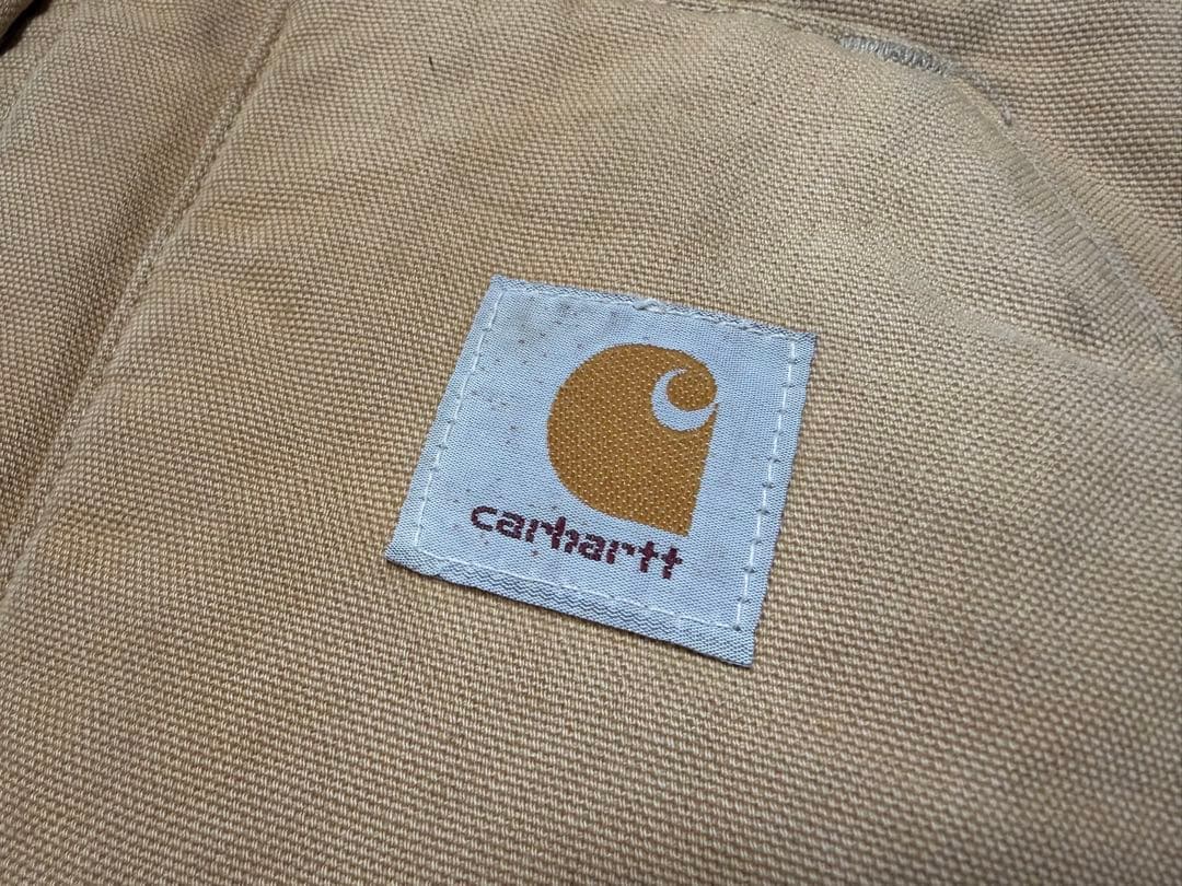 トップス 80s Carhartt Duck Vest L TALL BROWN