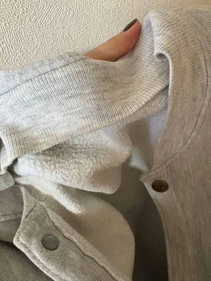 90s USA製 チャンピオン リバースウィーブ カーディガン 目付き　xxl