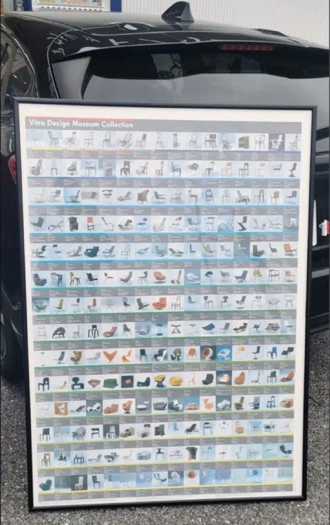 vitra ヴィトラ　デザイン　ミュージアム　ポスター　フレーム付き