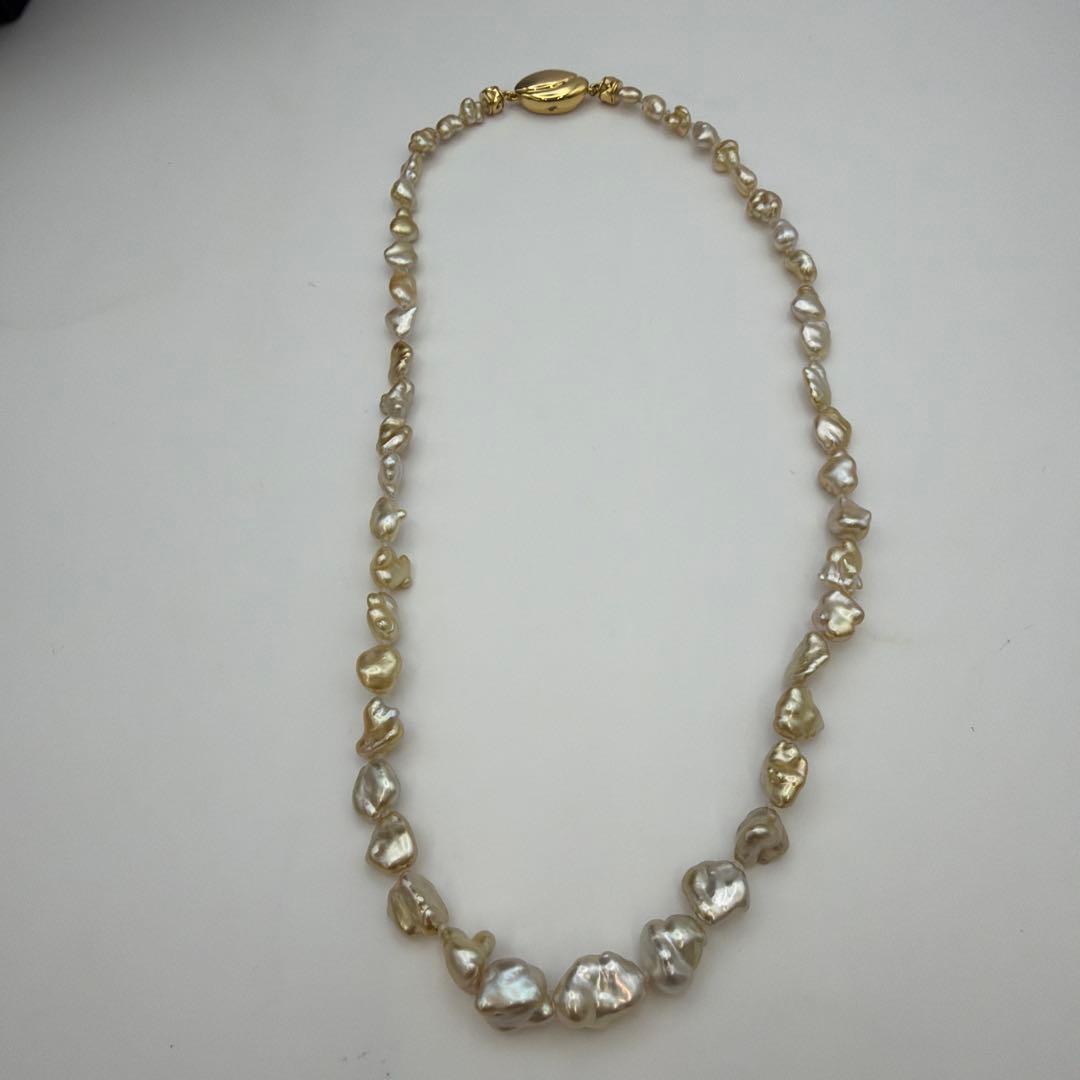 鑑定書付き‼︎ 南洋真珠パールネックレス　Y