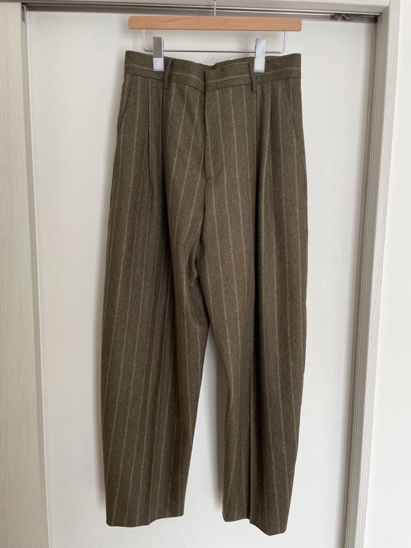 パンツ Cristaseya 22AW doublepleated wide pants
