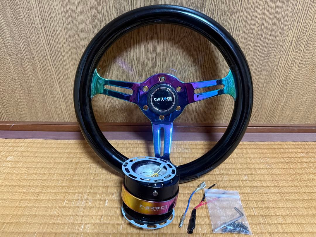 t*y様 NRG ステアリング(310mm)+クイックリリースセット