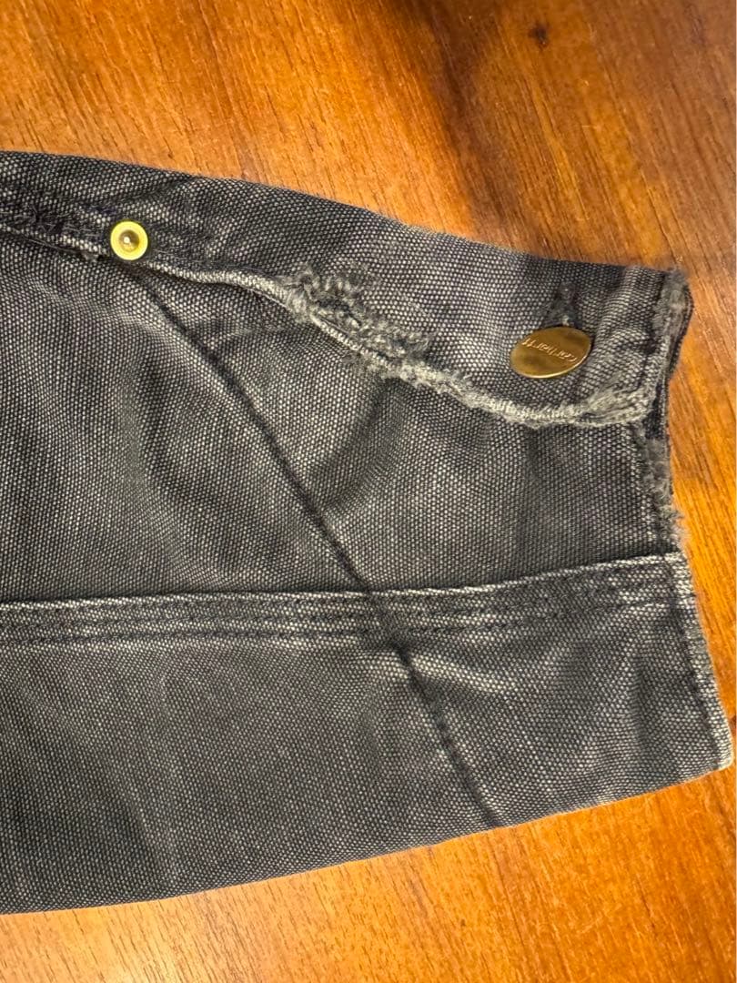 90s 星タグ カーハート チョアコート 42 ブラック スミクロ