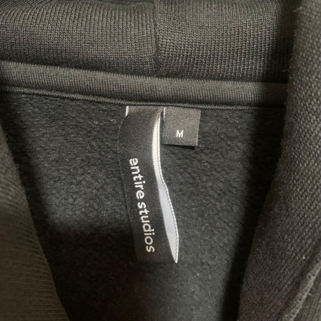 ENTIRESTUDIOS HEAVYHOOD 黒 M