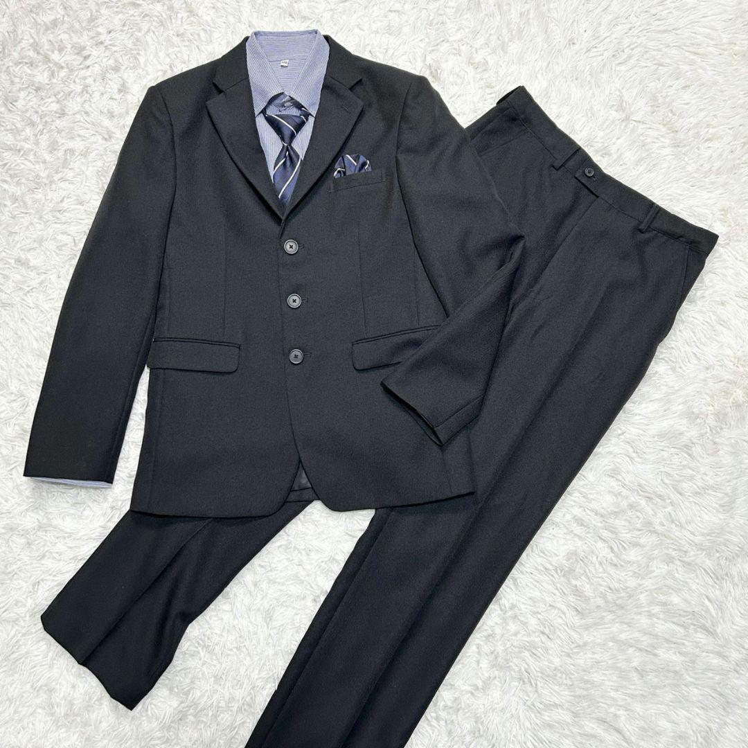 【美品】オリバーハウス フォーマル スーツ キッズ 170 ブラック 卒服