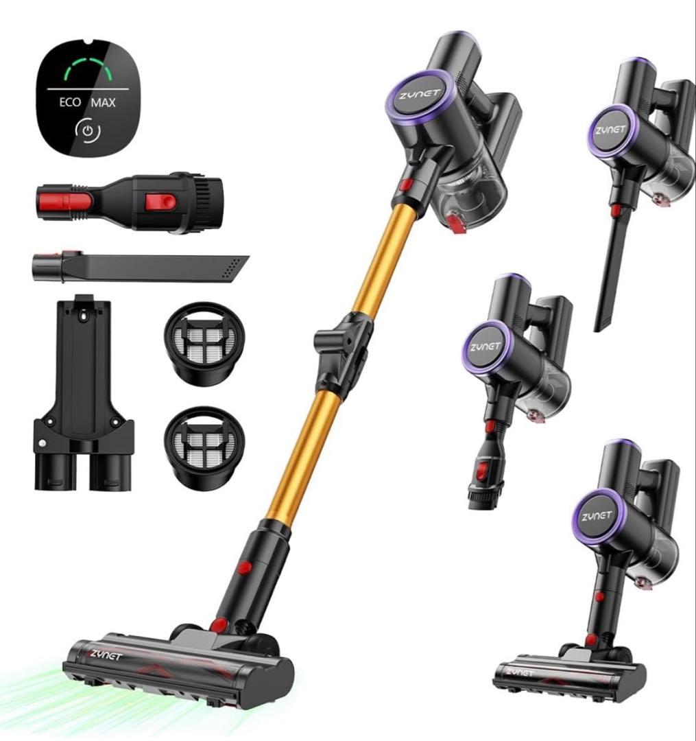 掃除機 コードレス 【12月新登場！業界初腰痛ゼロ折りたたみ式・70KPa超強力