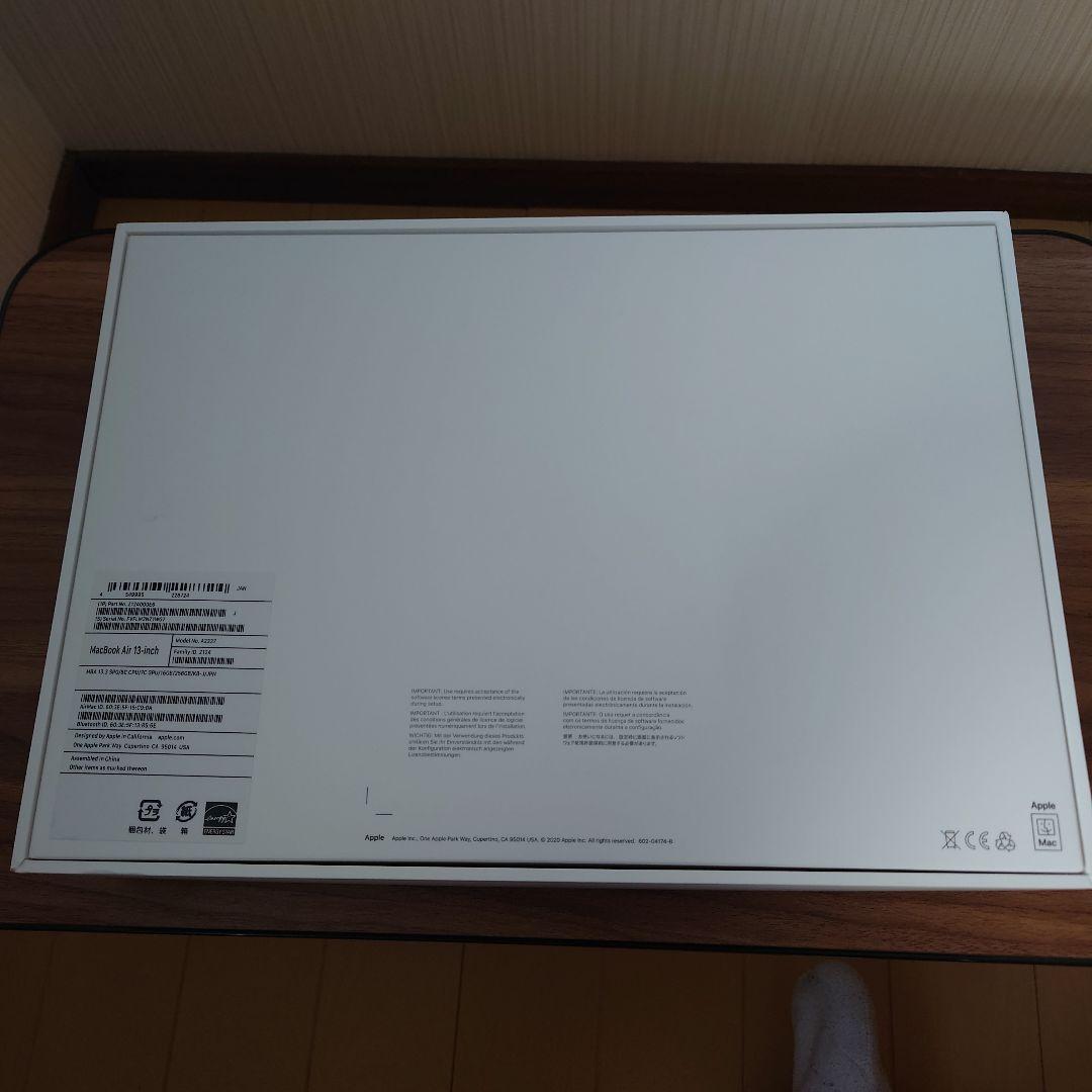 MacBook Air　M1 2024 メモリ16G SSD256G