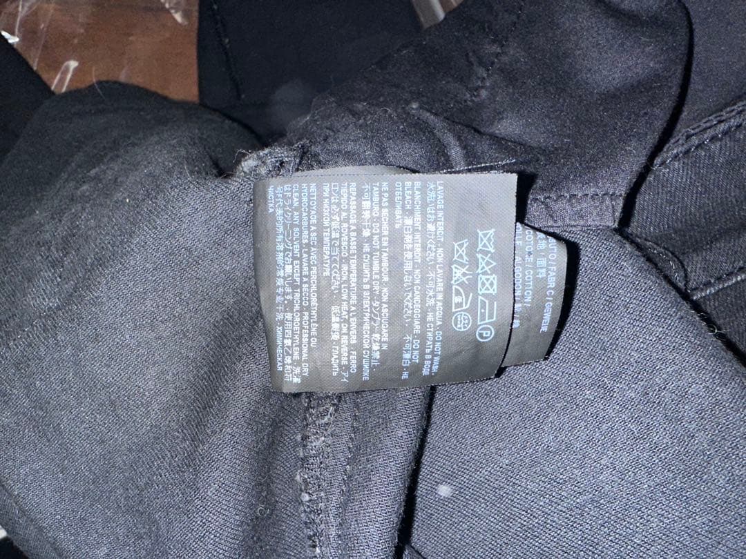 SAINT LAURENT PARIS エディ期ブラックスキニーデニムパンツ