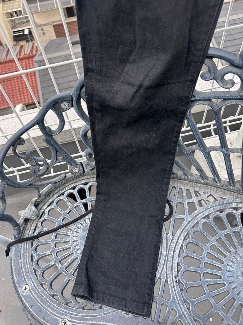 SAINT LAURENT PARIS エディ期ブラックスキニーデニムパンツ