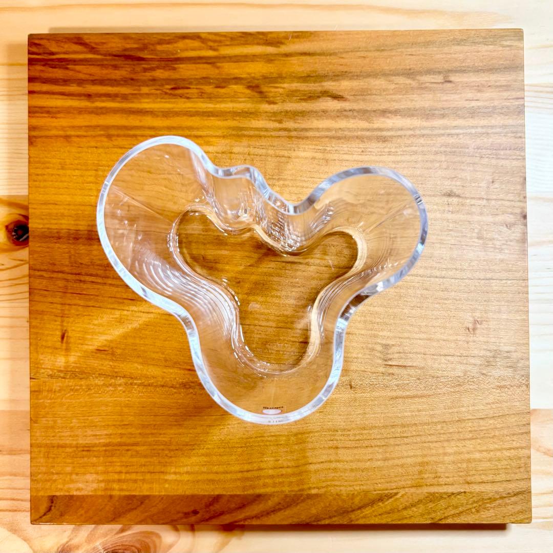 【1回使用美品】95mm イッタラ アアルト ベース クリア