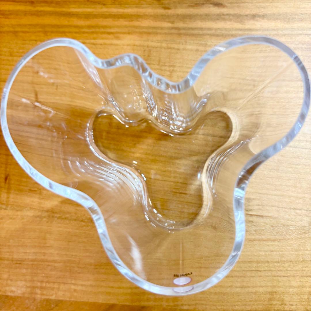 【1回使用美品】95mm イッタラ アアルト ベース クリア