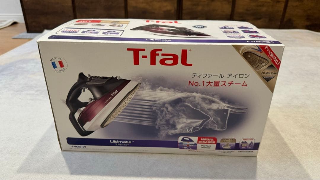 T-fal Ultimate スチームアイロン 1000W
