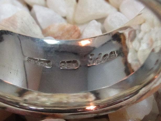 ■手作り■シルバー９５０特太平打ちリング２８.５号