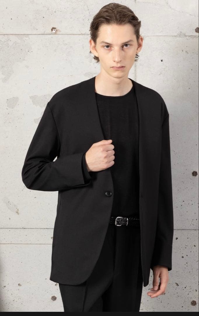 MBスタンダード　ノーカラージャケット ブラック　Mサイズ