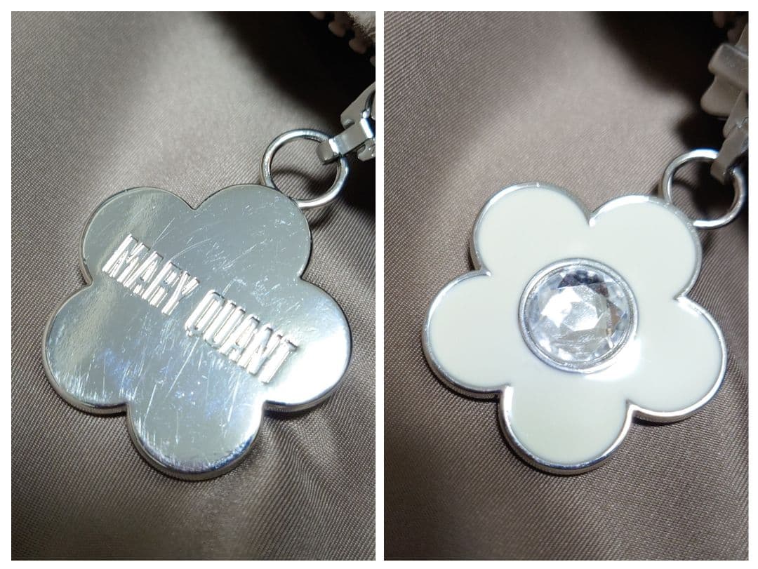 MARY QUANT ビジューデイジーファーBIGパーカー ブルゾン