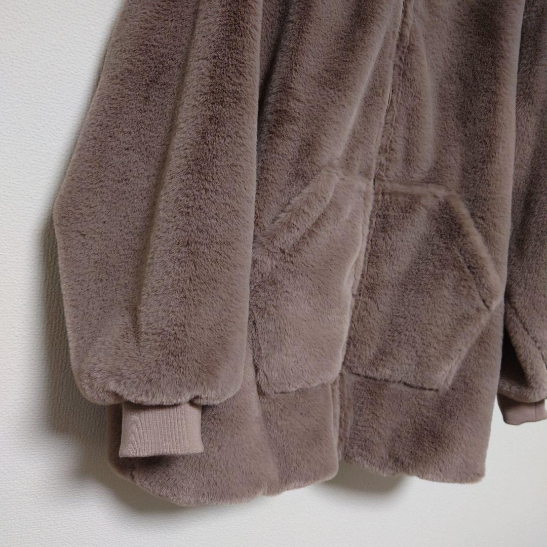 MARY QUANT ビジューデイジーファーBIGパーカー ブルゾン