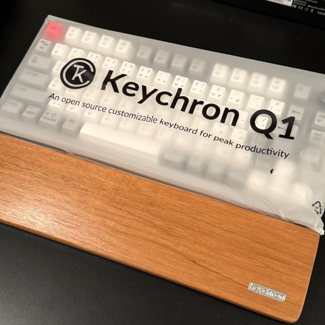 キークロン keychron シルバーグレー Q1-N1-JIS キーボード